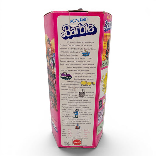 1981 Barbie Dolls of the World - First Edition Scottish doll — Back view