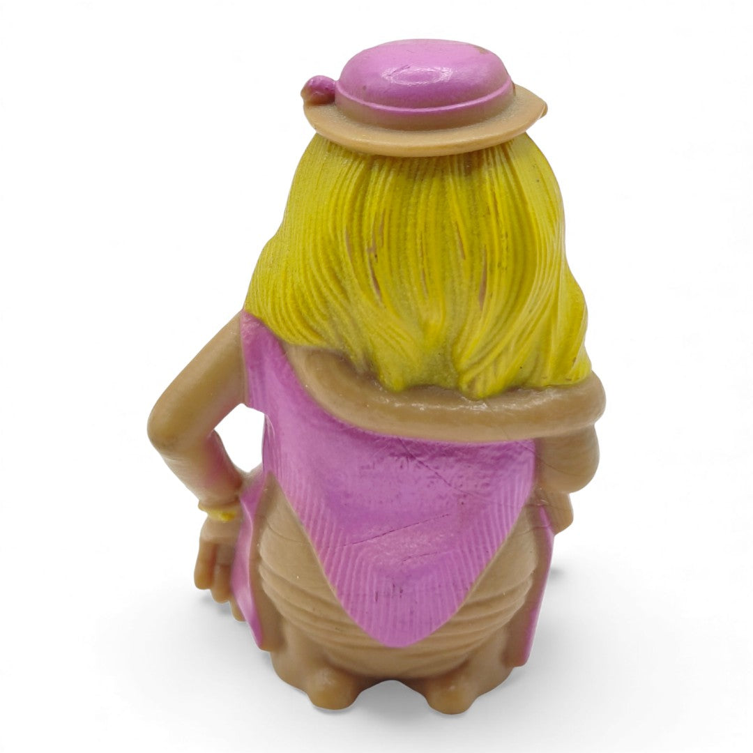 1982 E.T LJN Original Collectibles Series E.T. Dressed as a Woman mini pvc figure — Back view