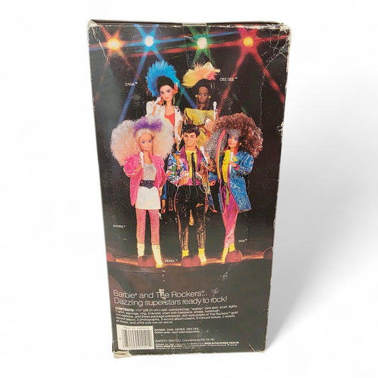 1985 Barbie Barbie & the Rockers Dee Dee doll — Back view