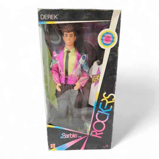 1985 Barbie Barbie & the Rockers Derek doll — Front view
