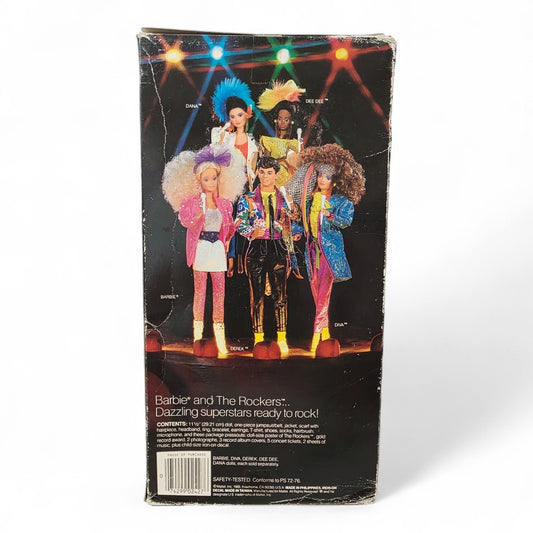 1985 Barbie Barbie & the Rockers Diva doll — Back view