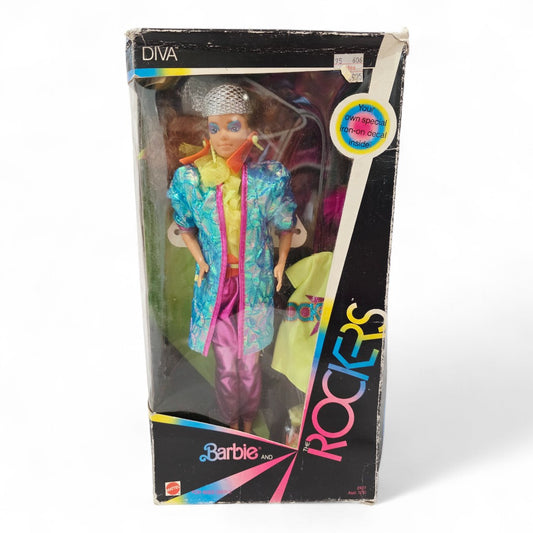 1985 Barbie Barbie & the Rockers Diva doll — Front view
