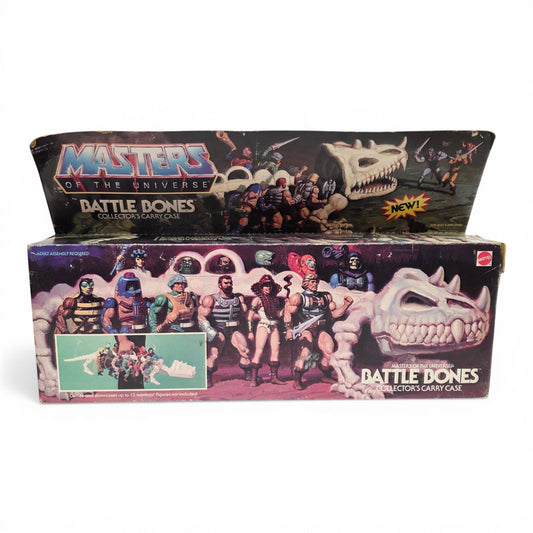 1985 Masters of the Universe Battle Bones action figure playset — Front view