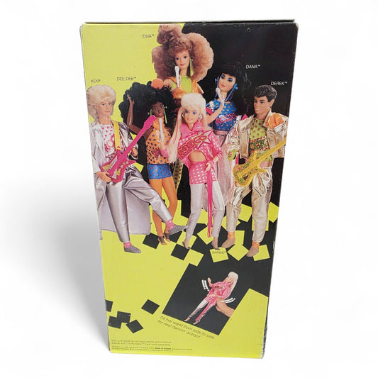 1986 Barbie Barbie & the Rockers Barbie doll — Back view