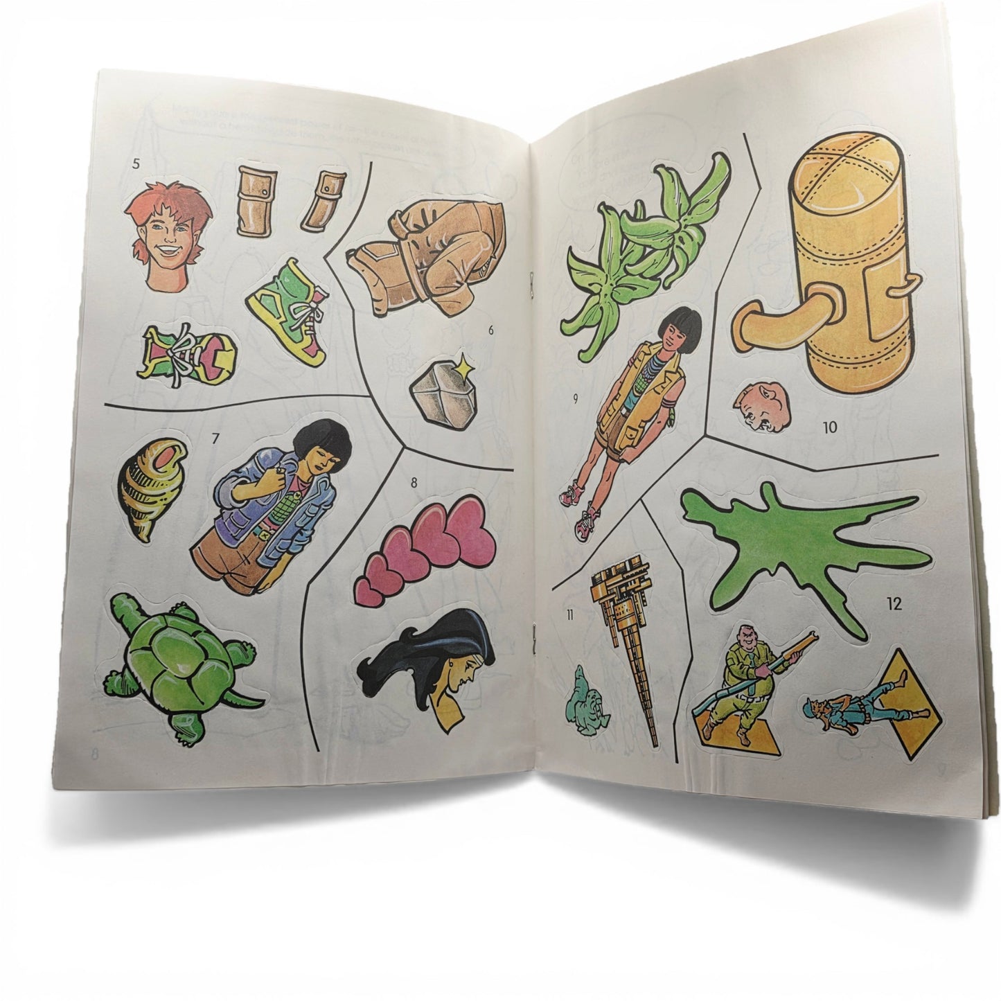 1991 Captain Planet Sticker Fun activity book — Close-up 2