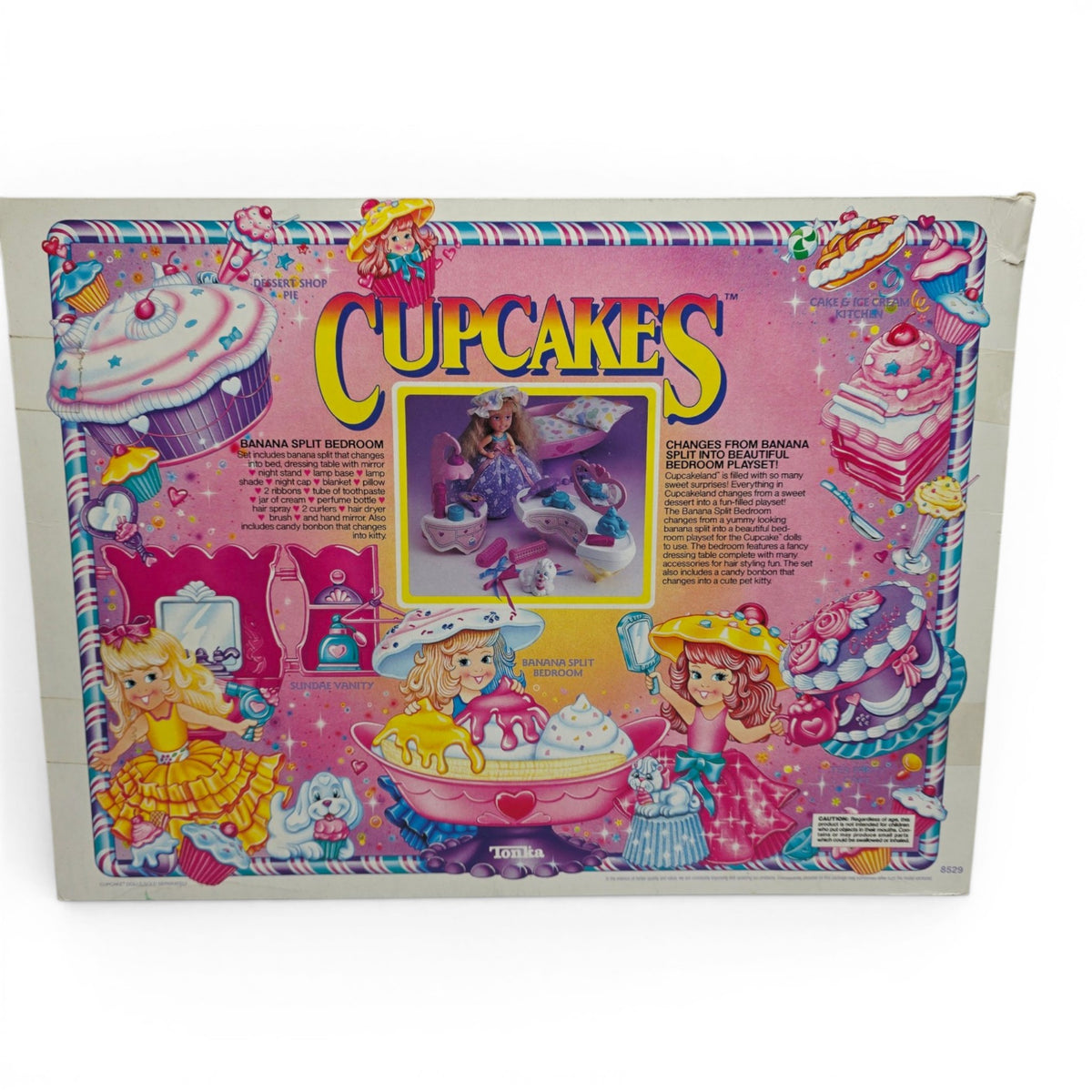 1991 Cupcakes Banana Split Playset Close-up 2 view