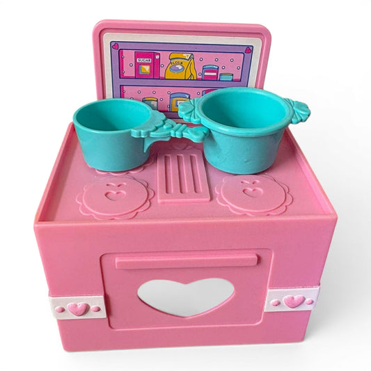 1991 Cupcakes Cake and Ice Cream Kitchen Playset Back view