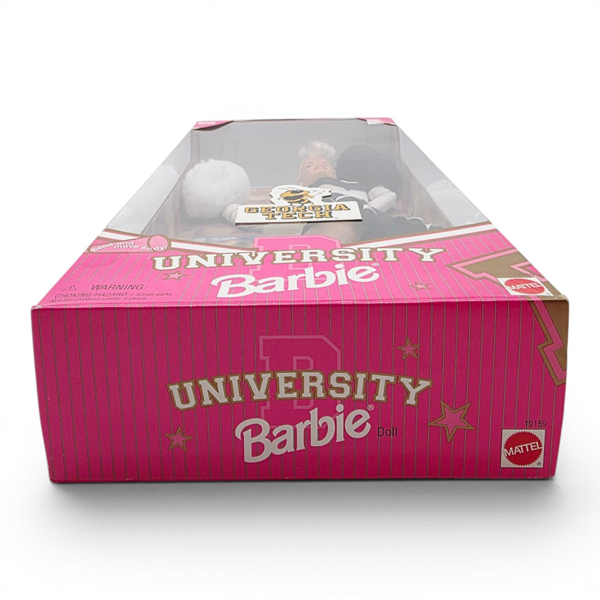 1996 Barbie University Barbie Georgia Tech Bottom view