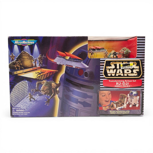 1996 Star Wars Micro Machines Jabba's Palace action figure playset — Front view