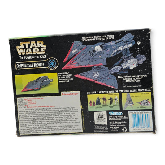 1996 Star Wars Power of the Force II - Expanded Universe Cruisemissile Trooper Vehicle Left view