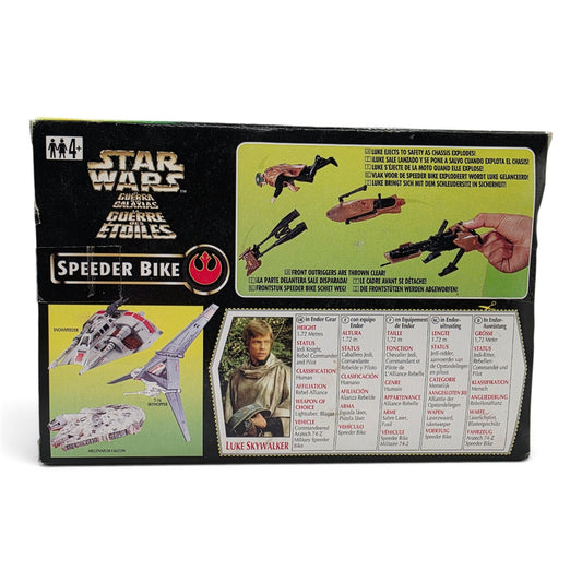1997 Star Wars The Power of the Force II Luke Skywalker Back view