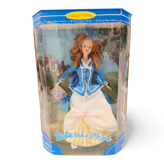 1998 Barbie Nursery Rhyme Collection Barbie had a Little Lamb doll — Front view