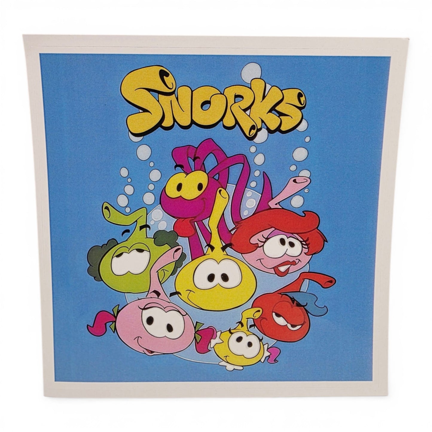 2000 – Snorks – Pick Your Fave Vinyl! 12.5cm x 12.5cm – Stickers – NNT