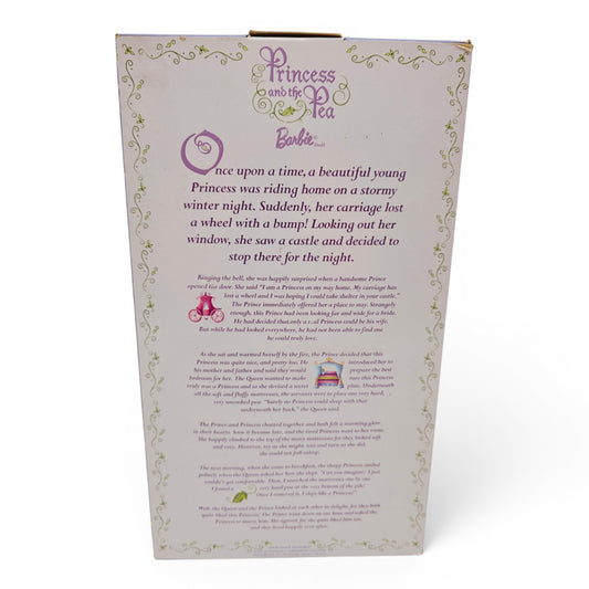 2001 Barbie Collector Edition Princess and the Pea doll — Back view