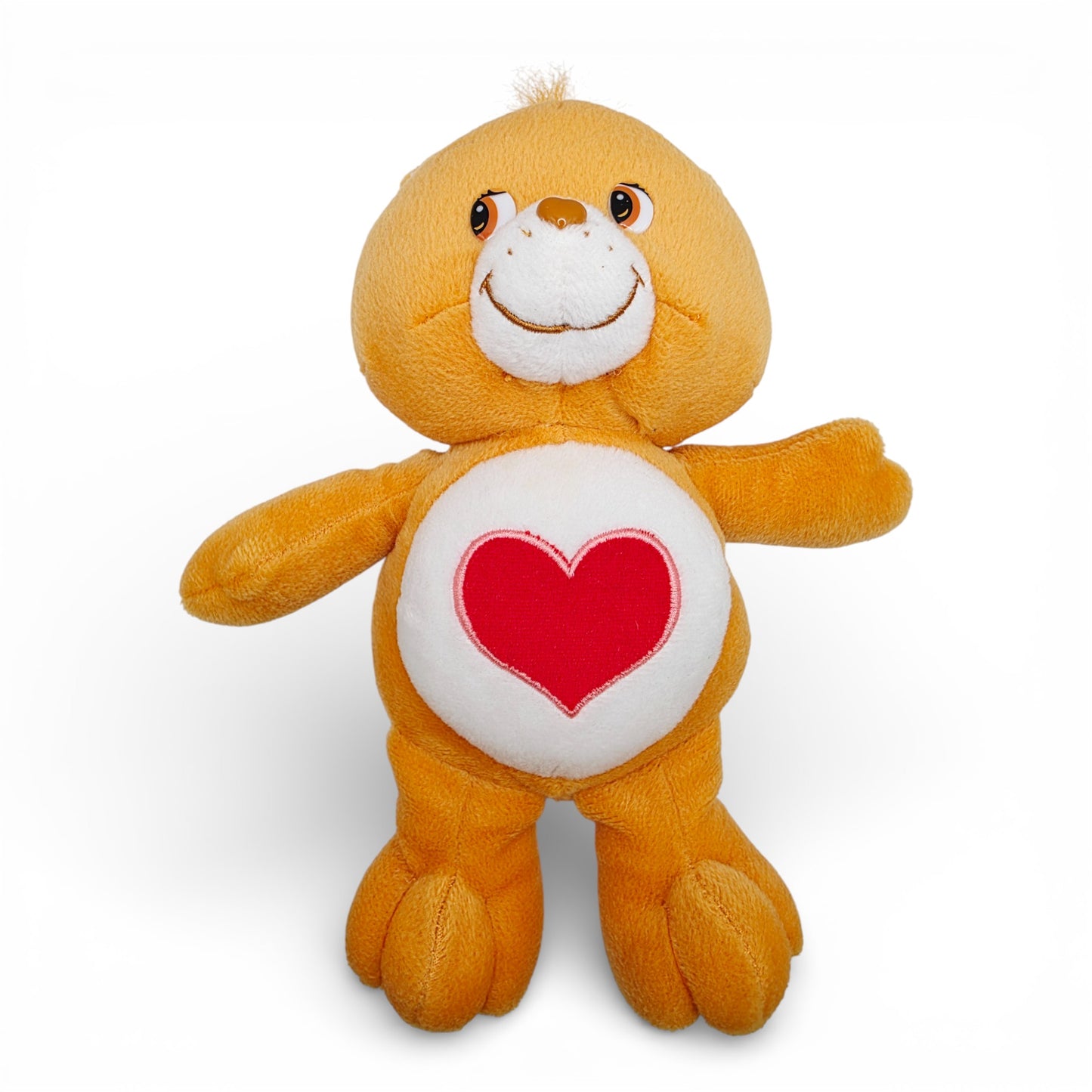 Vintage 2000s plush. Tenderheart Bear. 26cm Plush. Close up 2 view.
