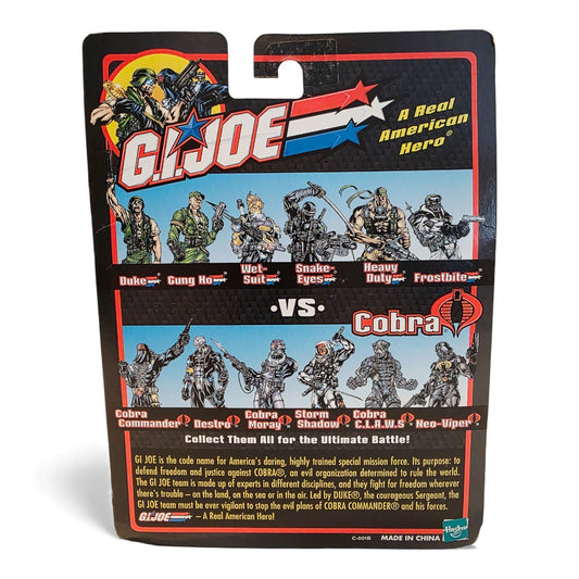 2002 – G.I Joe – G.I. Joe vs. Cobra — Wave 1 – Heavy Duty / Cobra C.L.A.W.S. – MOC