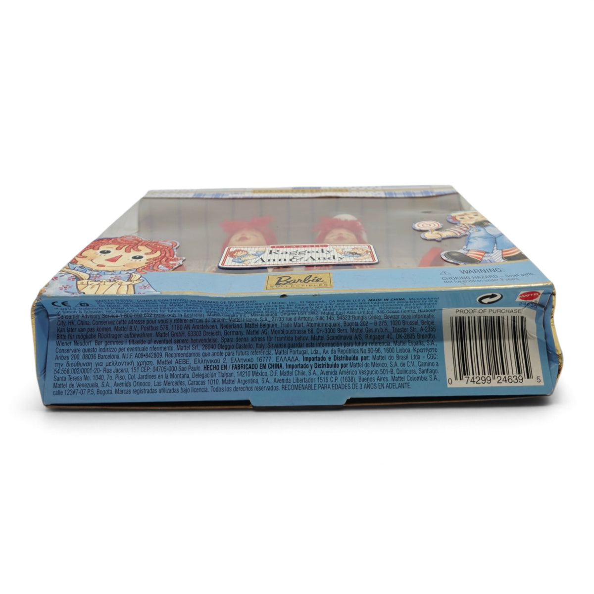 2002 Kelly Storybook Favorites Raggedy Ann Bottom view