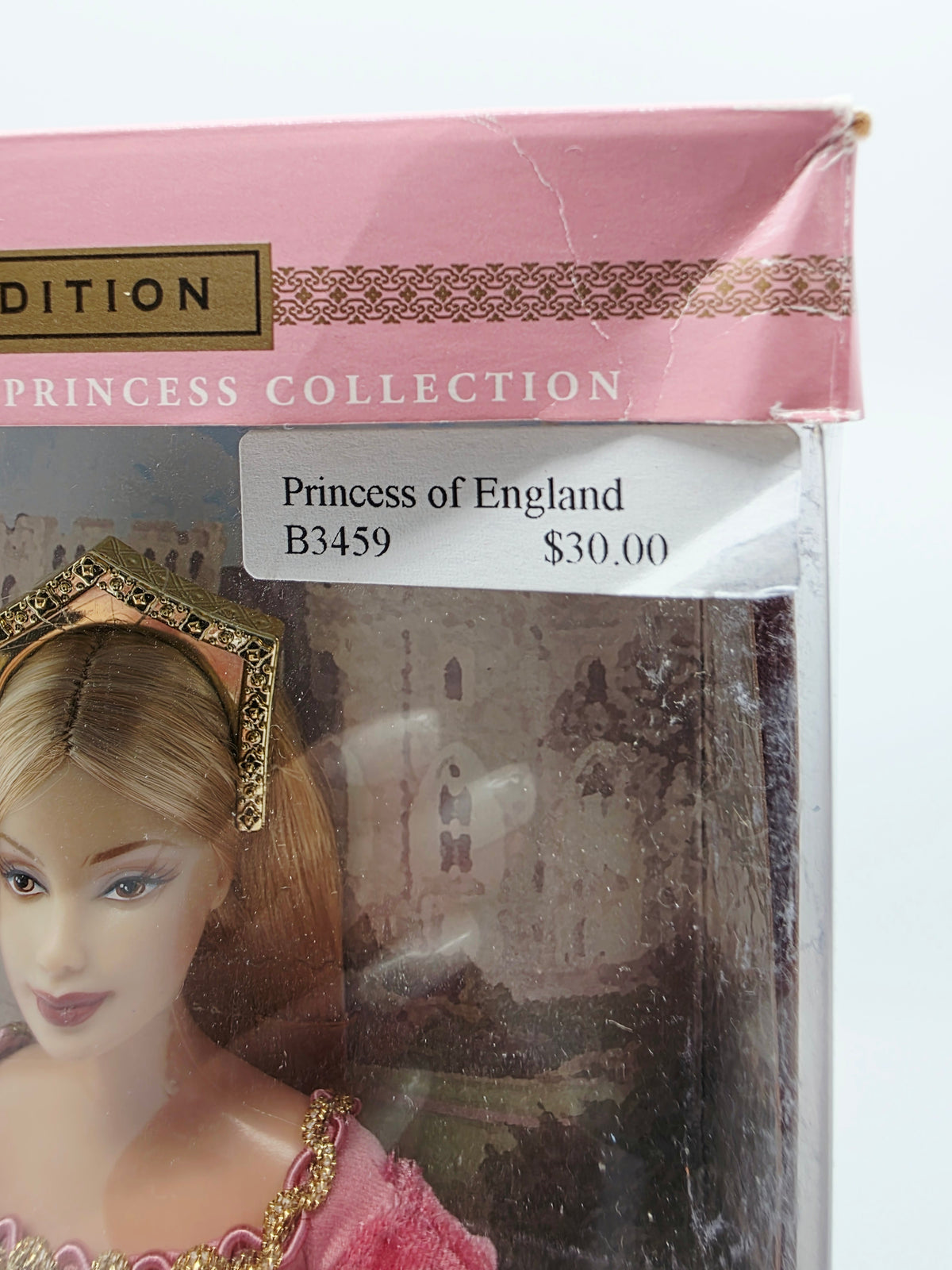 2003 Barbie Dolls of the World Princess of England Close-up 1 view
