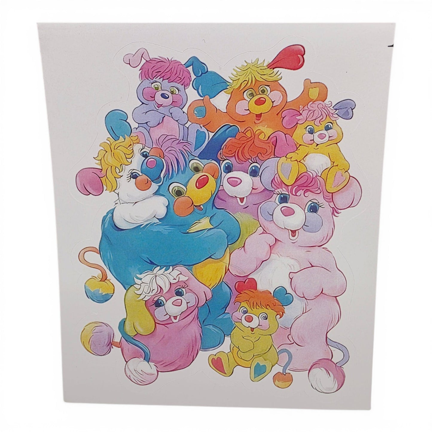 2000 – Popples – Vinyl Sticker of the Gang! 10.5 x 13cm – Stickers – NNT
