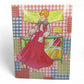 Vintage 1970s paper doll book. Vintage Paper Doll Book. Barbie Boutique. Back view.