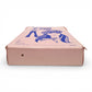 Vintage 1970s doll accessory. Fashion Doll Case. Tara Toy Corp. Pretty in Pink! 31.5 x 23cm. Bottom view.