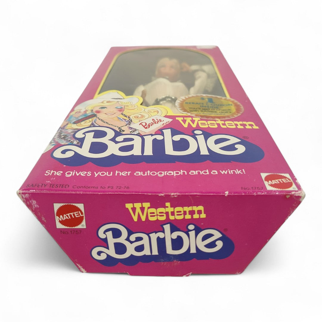 1980 Barbie Western Winkin' Barbie doll — Bottom view