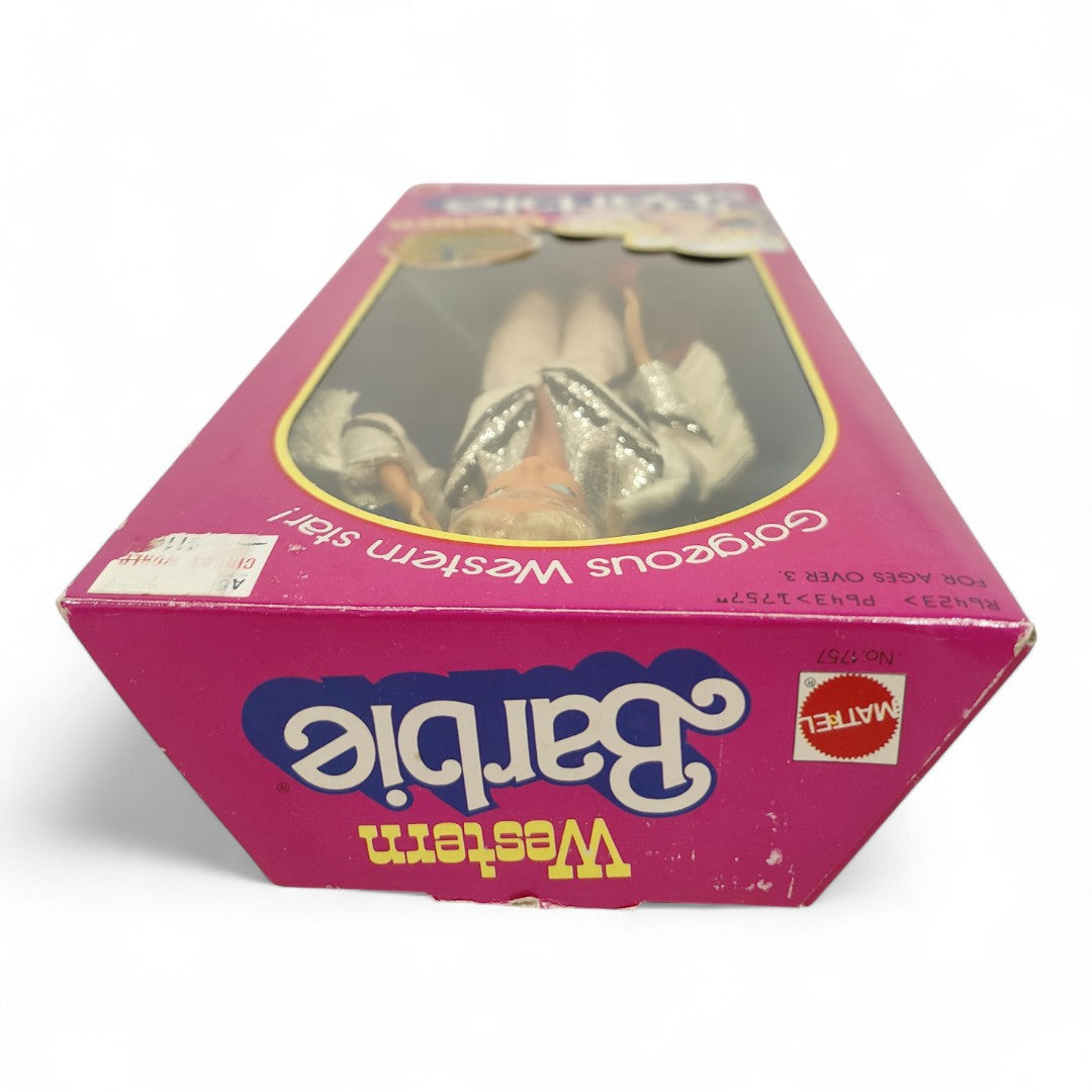 1980 Barbie Western Winkin' Barbie doll — Top view
