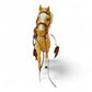 Vintage 1980s doll pet. Western Winking. Dallas. Barbies Palomino Horse. Like New!. Close up 3 view.