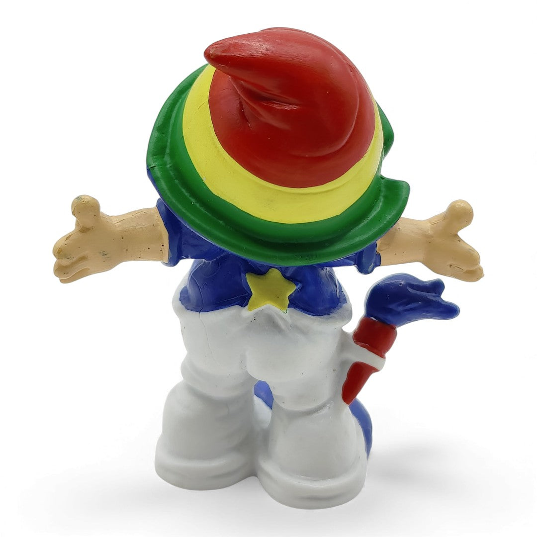 1980 Rainbow Kids Rainbow Kids Rainbow Kids Girl Open Arms mini pvc figure — Back view
