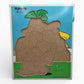 Vintage 1980s puzzles & jigsaws. Wooden Puzzle. Fred & Barney. Close up 1 view.
