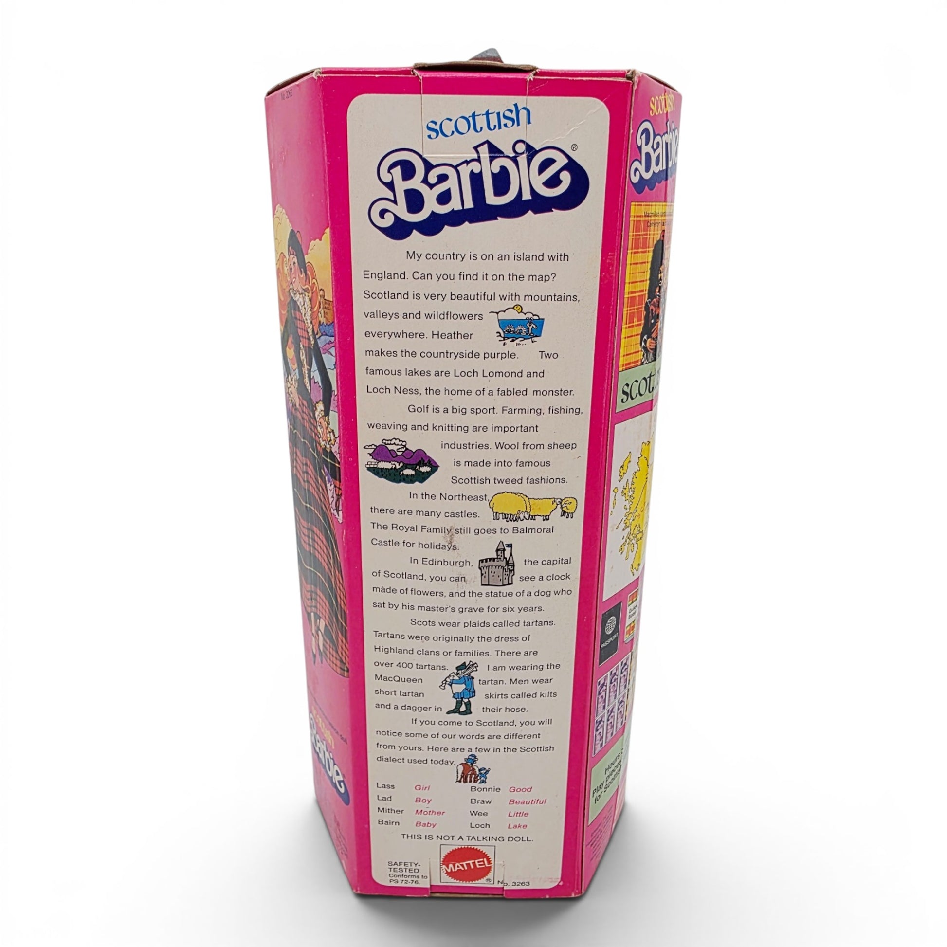 1981 Barbie Dolls of the World - First Edition Scottish doll — Back view