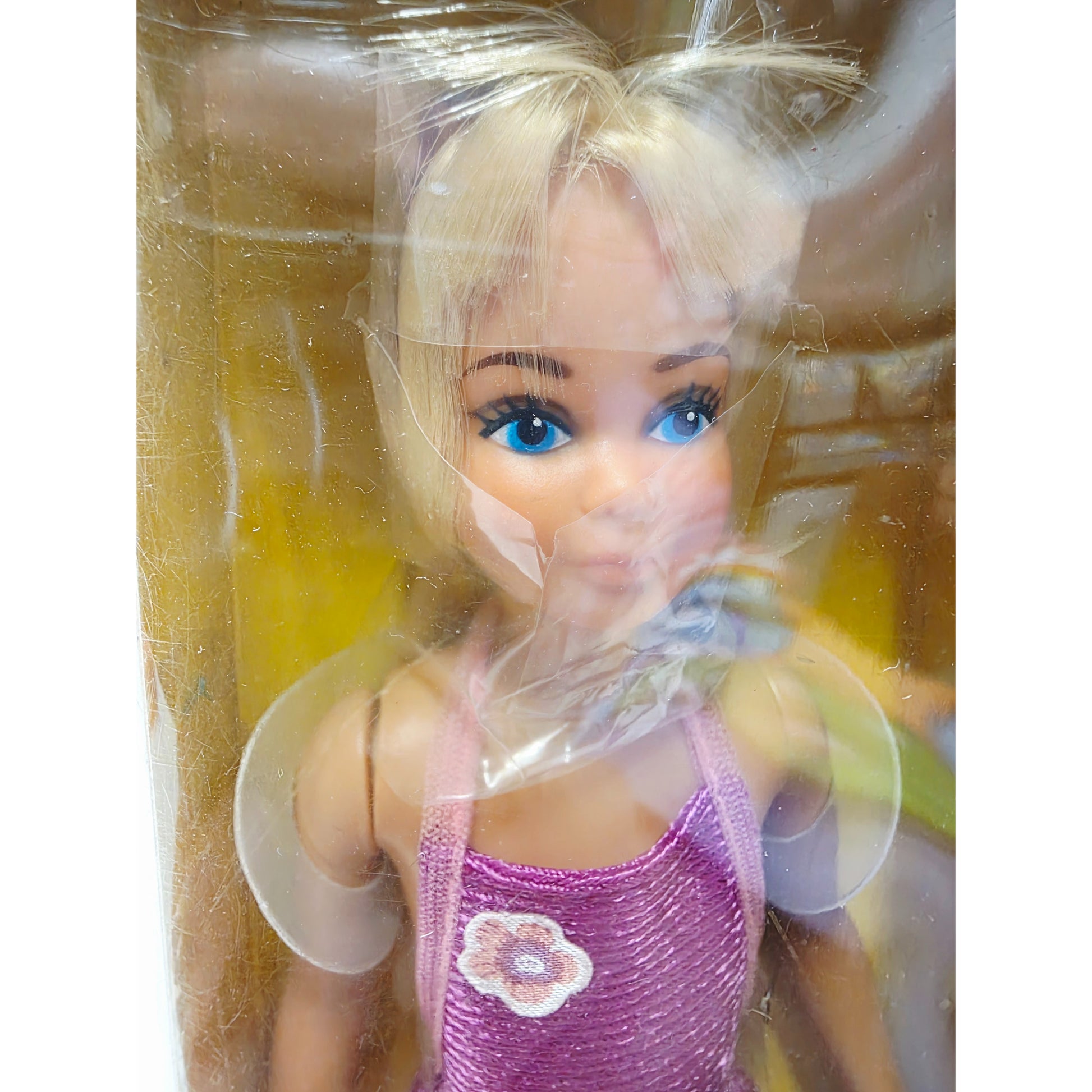 1981 Barbie Sunsational Malibu Skipper doll — Face close-up
