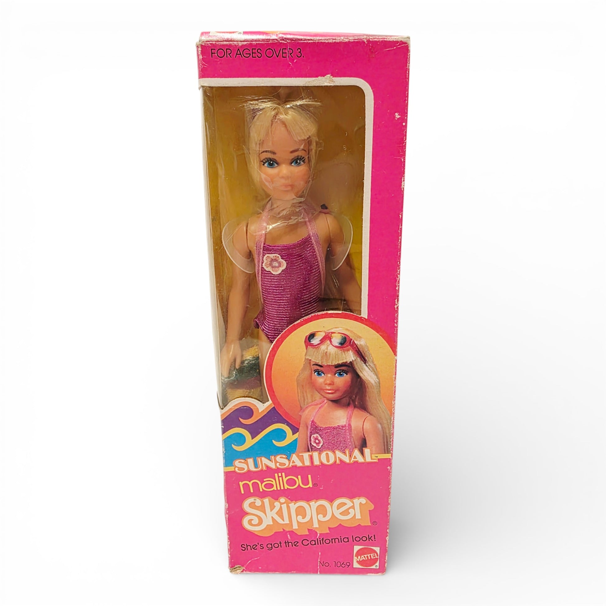 1981 Barbie Sunsational Malibu Skipper doll — Front view