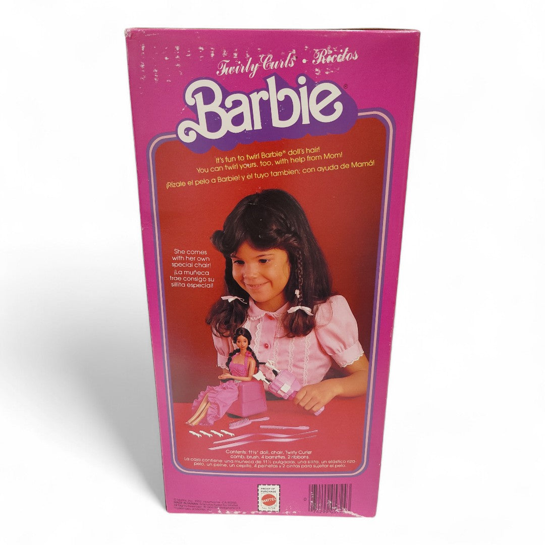 1982 Barbie Twirly Curls Ricitos doll — Back view