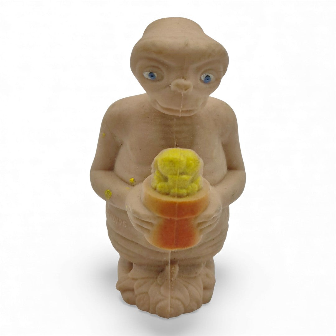 1982 E.T LJN Original Collectibles Series E.T. With Flower Pot mini pvc figure — Front view