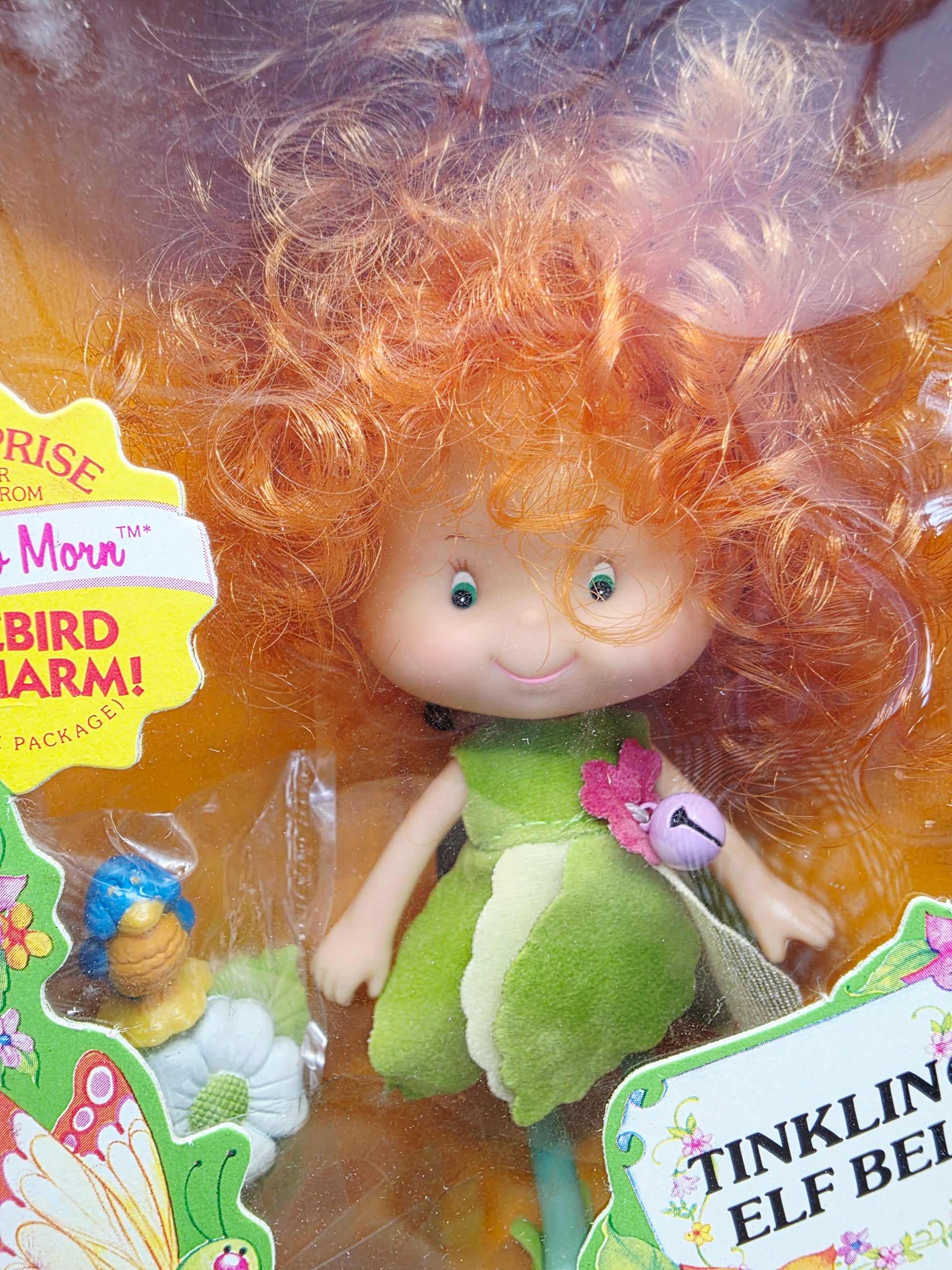 1982 Herself the Elf Herself the Elf & Friends Meadow Morn doll — Face close-up