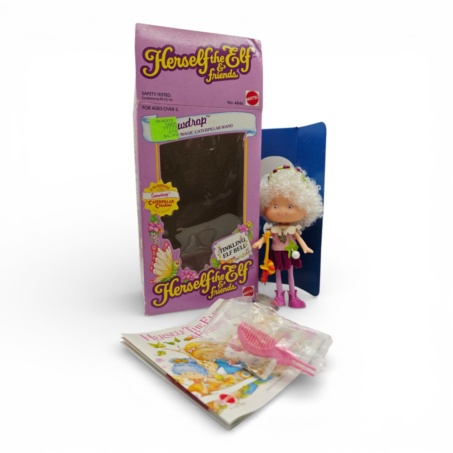 1982 Herself the Elf Herself the Elf & Friends Snowdrop doll — Close-up 1