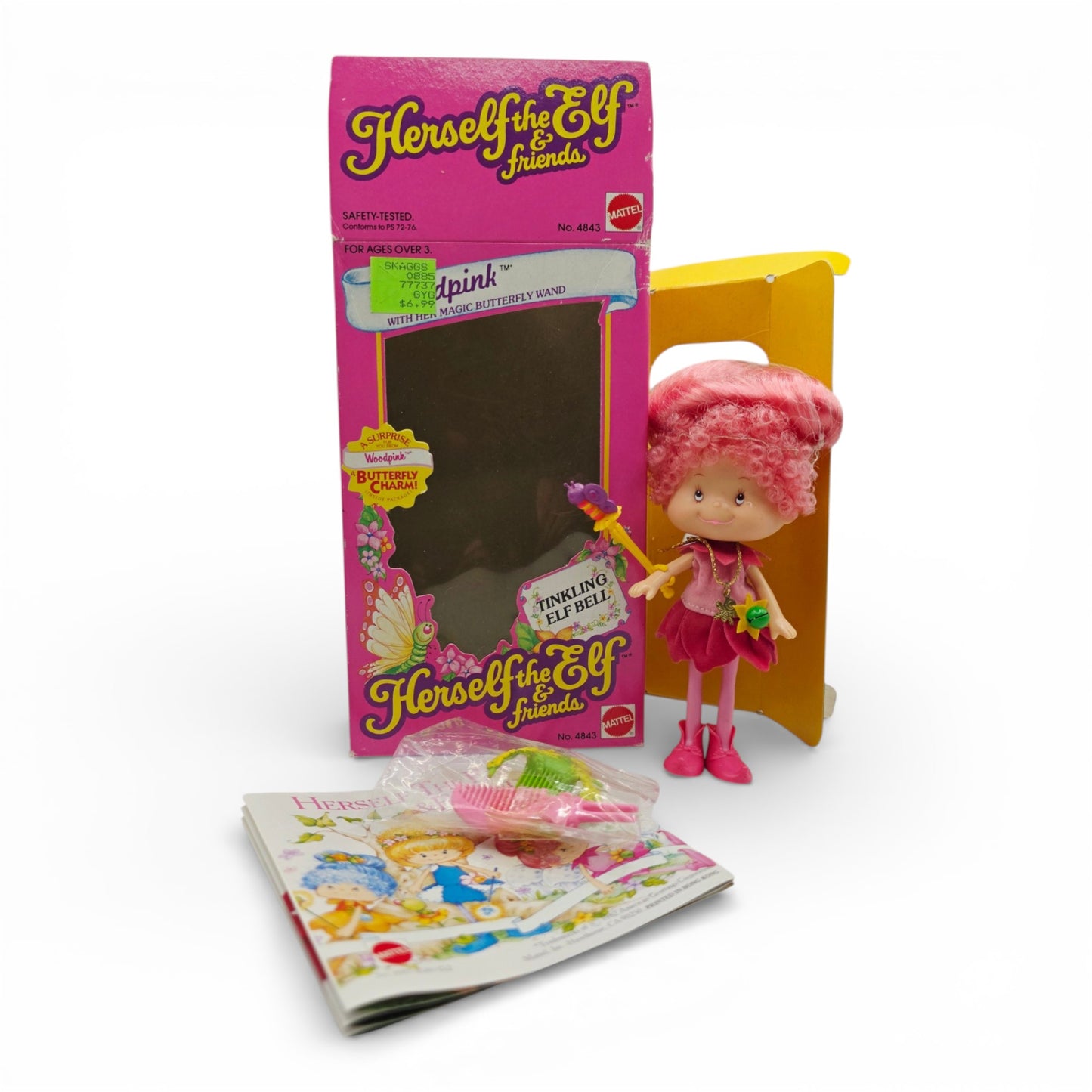 1982 Herself the Elf Herself the Elf & Friends Woodpink doll — Close-up 1