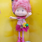 1982 Herself the Elf Herself the Elf & Friends Woodpink doll — Face close-up