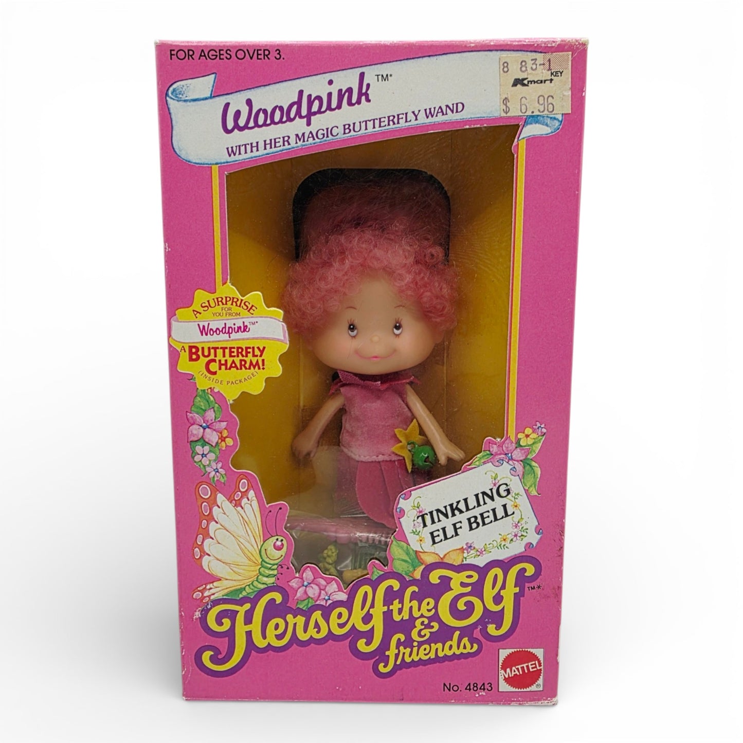1982 Herself the Elf Herself the Elf & Friends Woodpink doll — Front view