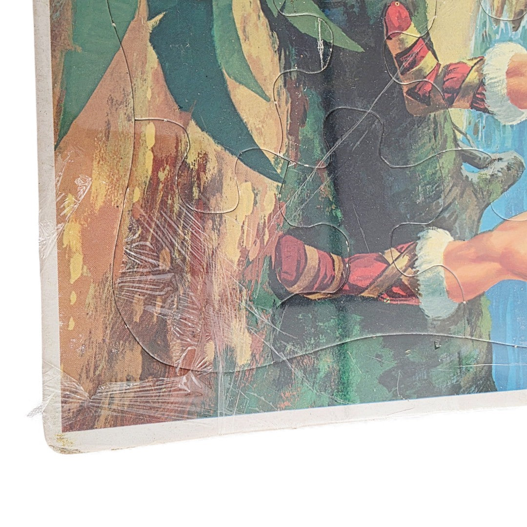 Vintage 1980s puzzles & jigsaws. MOTU Frame Tray Puzzle. He-Man. Close up 1 view.