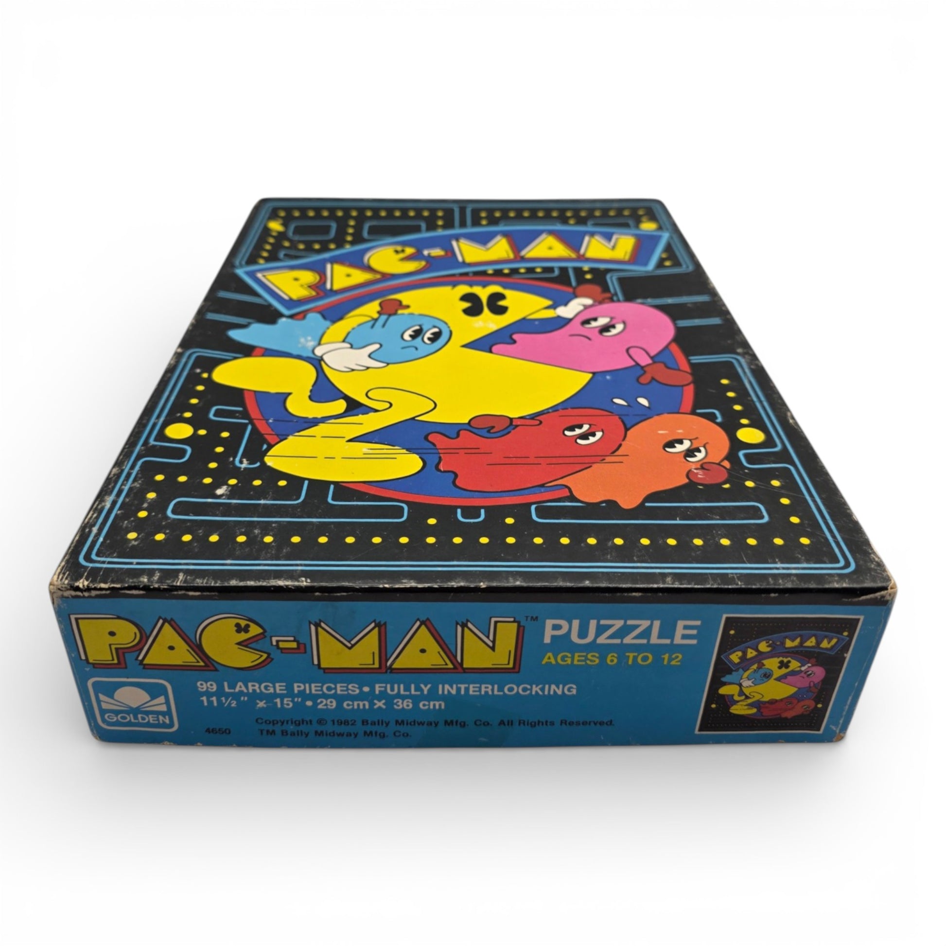 Vintage 1980s puzzles & jigsaws. 99 piece Puzzle. Close up 1 view.