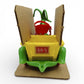 Vintage 1980s doll playset. Berry Cycle. Close up 3 view.