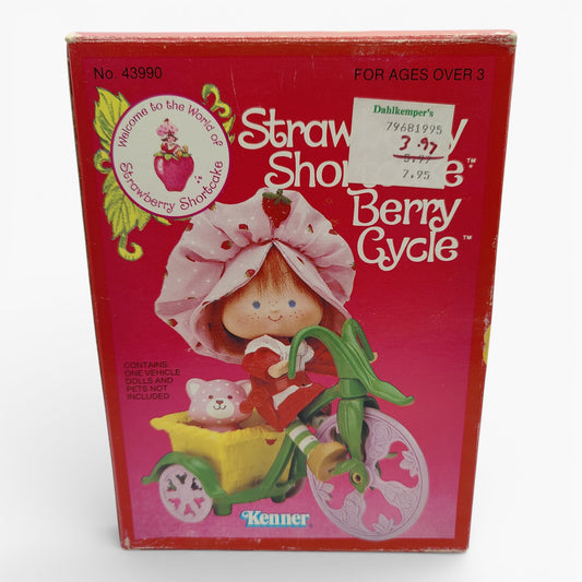 Vintage 1980s doll playset. Berry Cycle. Front view.