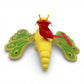Vintage 1980s doll playset. Butterfly Flitter-bit. Close up 3 view.