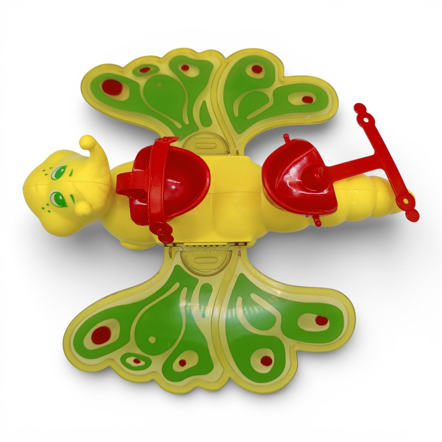 Vintage 1980s doll playset. Butterfly Flitter-bit. Close up 6 view.