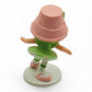 Vintage 1980s mini pvc figure. Strawberryland Miniatures. Lime Chiffon. Ballerina 2". Back view.