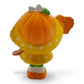 Vintage 1980s mini pvc figure. Strawberryland Miniatures. Orange Blossom. With Butterfly 2". Back view.