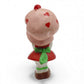 Vintage 1980s mini pvc figure. Strawberryland Miniatures. Strawberry Shortcake. Watering Can 2". Back view.