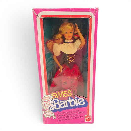 1983 Barbie Dolls of the World Swiss Front view
